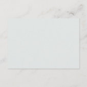 RSVP-Karte für botanische Blumenbilder Begleitkarte (Rückseite)