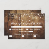 RSVP-Karte für das Hochzeitsgehäuse RSVP Karte (Vorne/Hinten)