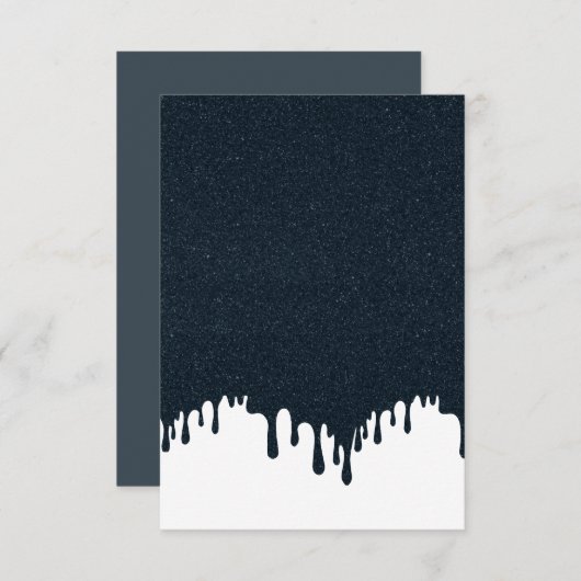 RSVP-Karte für den benutzerdefinierten weißen Trop RSVP Karte (Vorne/Hinten)