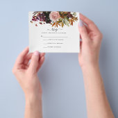 RSVP-Karte für den Budgetfall Flyer (Gruppe)