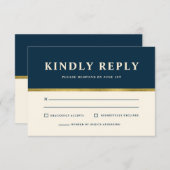 RSVP-Karte für den Kunden RSVP Karte (Vorne/Hinten)