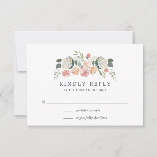 RSVP-Karte für den Mittelsommer RSVP Karte (Vorderseite)