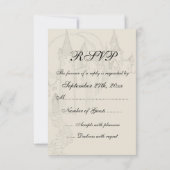 RSVP-Karte für die bedingungslose Liebe RSVP Karte (Rückseite)