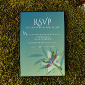 RSVP-Karte für die Hochzeit von Dragonfly RSVP Karte