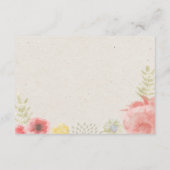 RSVP-Karte für die Wiese Summer Wedding RSVP Karte (Rückseite)