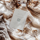 RSVP-Karte für Foto/Details Fall Elfenbeinkühe und Einladung