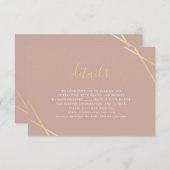 RSVP-Karte für geometrische Grenzen RSVP Karte (Vorne/Hinten)