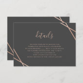 RSVP-Karte für geometrische Grenzen RSVP Karte (Vorne/Hinten)