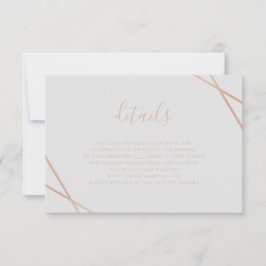 RSVP-Karte für geometrische Grenzen RSVP Karte