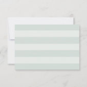 RSVP-Karte für gestrichene Blöcke RSVP Karte (Rückseite)