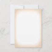 RSVP-Karte für Hochzeiten am Meer RSVP Karte (Rückseite)