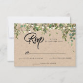 RSVP-Karte für Hochzeiten Einladung (Vorderseite)