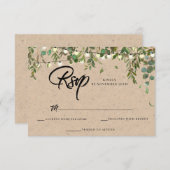 RSVP-Karte für Hochzeiten Einladung (Vorne/Hinten)
