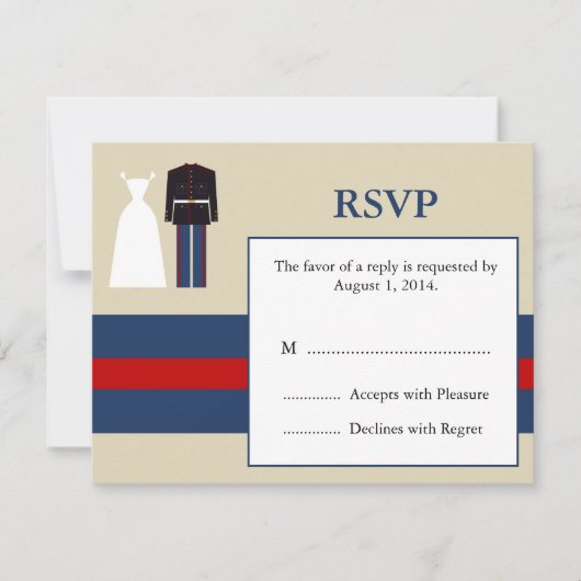 RSVP-Karte für Hochzeiten RSVP Karte (Vorderseite)