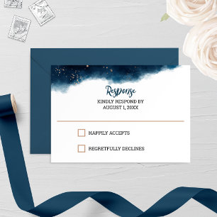 RSVP-Karte für Hochzeiten von Seestreitkräften und RSVP Karte