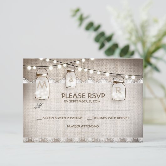 RSVP-Karte für Hochzeitskartentelefone und Mauerst RSVP Karte (Stehend Vorderseite)