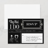 RSVP-Karte für Hochzeitskatalog RSVP Karte (Vorne/Hinten)