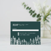 RSVP-Karte für Hochzeitsmonate RSVP Karte (Stehend Vorderseite)