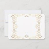 RSVP-Karte für Hochzeitssänger (Rückseite)