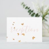 RSVP-Karte für Hochzeitstorte RSVP Karte (Stehend Vorderseite)