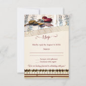 RSVP-Karte für klassische Musik Einladung (Vorderseite)