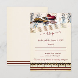 RSVP-Karte für klassische Musik Einladung