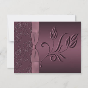 RSVP-Karte für lila Passion RSVP Karte