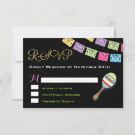 RSVP-Karte für Mexikanische Hochzeiten RSVP Karte