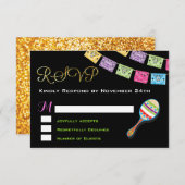 RSVP-Karte für Mexikanische Hochzeiten RSVP Karte (Vorne/Hinten)