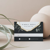 RSVP-Karte für Olivenblätter RSVP Karte