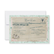 RSVP-Karte für Reisefälle Party