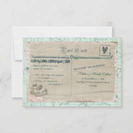 RSVP-Karte für Reisefälle Party RSVP Karte