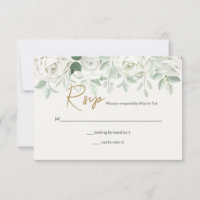 RSVP-Karte für Rosen