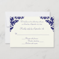 RSVP-Karte für Schiffe und Elfenbeinschadengänge