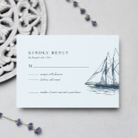 RSVP-Karte für Seefahrer