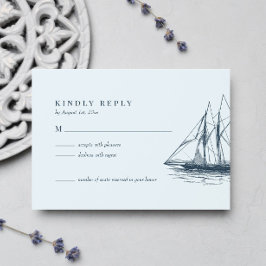 RSVP-Karte für Seefahrer RSVP Karte