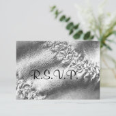 RSVP-Karte für Softball Sporty Wedding RSVP Karte (Stehend Vorderseite)