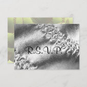 RSVP-Karte für Softball Sporty Wedding RSVP Karte (Vorne/Hinten)
