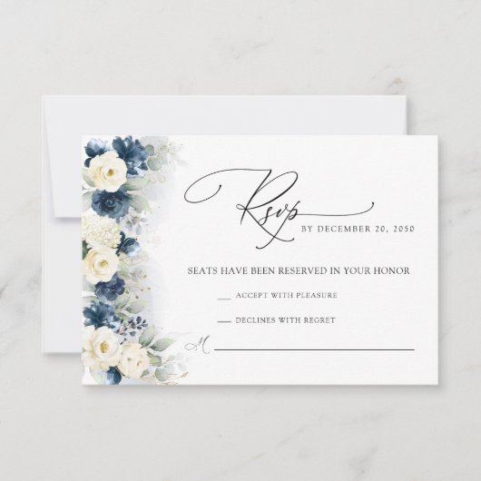 RSVP-Karte für Sonnenblumen RSVP Karte (Vorderseite)