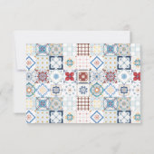 RSVP-Karte für Spanische Hochzeit RSVP Karte (Rückseite)