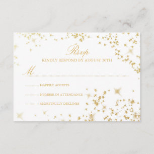 RSVP-Karte für Startnächte RSVP Karte