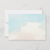 RSVP-Karte für Strand RSVP Karte (Rückseite)