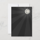 RSVP-Karte für Sun- und Moon-Hochzeiten RSVP Karte (Rückseite)