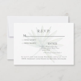 RSVP-Karte für tropische Hochzeiten RSVP Karte