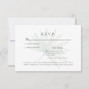 RSVP-Karte für tropische Hochzeiten RSVP Karte