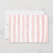 RSVP-Karte für tropisches Blumeneis-Brautparty Dankeskarte (Rückseite)