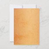 RSVP-Karte für verzauberte Garden- oder Waldhochze Einladung (Rückseite)