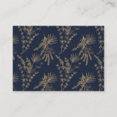 RSVP-Karte für Vintagen Winterurlaub Begleitkarte (Rückseite)