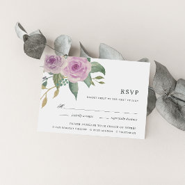 RSVP-Karte für Violet & Sage RSVP Karte