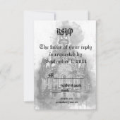 RSVP-Karte für Wasserfarben Einladung (Vorderseite)